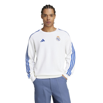 Real Madrid pánska mikina DNA Sweat white