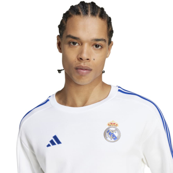 Real Madrid pánska mikina DNA Sweat white