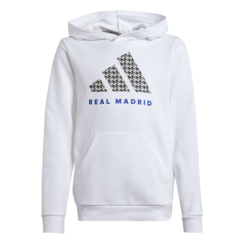 Real Madrid detská mikina s kapucňou Hoody white