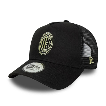 AC Milano čiapka baseballová šiltovka 9Forty Trucker E-Frame black