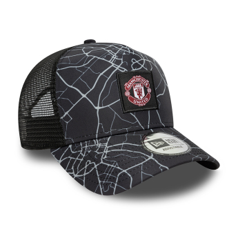 Manchester United čiapka baseballová šiltovka 9Forty Trucker Camo black