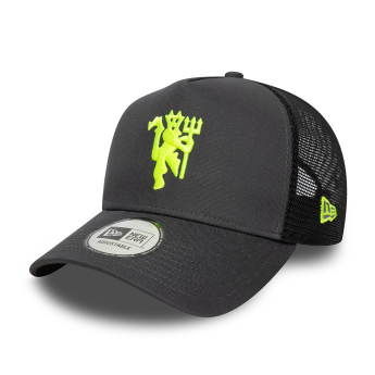 Manchester United čiapka baseballová šiltovka 9Forty Trucker grey