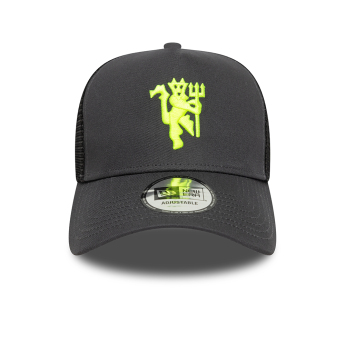 Manchester United čiapka baseballová šiltovka 9Forty Trucker grey