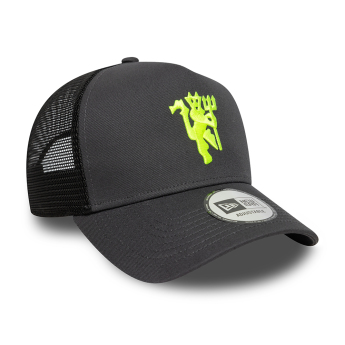 Manchester United čiapka baseballová šiltovka 9Forty Trucker grey