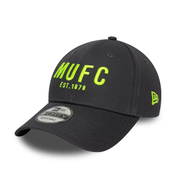 Manchester United čiapka baseballová šiltovka 9Forty Seasonal grey