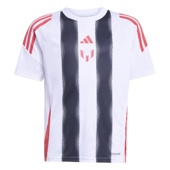 Lionel Messi detský futbalový dres MESSI Stripe white