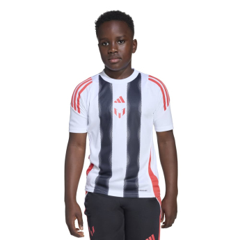 Lionel Messi detský futbalový dres MESSI Stripe white