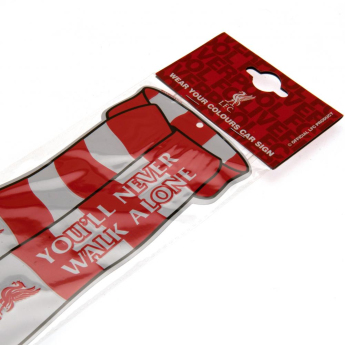 FC Liverpool plechová cedula scarf small