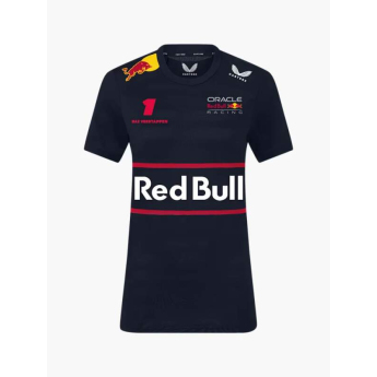 Red Bull Racing dámske tričko Max Verstappen official Teamline Replica navy F1 Team 2025