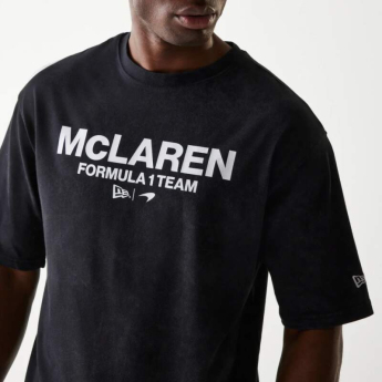 Mclaren Honda pánske tričko NE wordmark balck F1 Team 2025