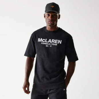 Mclaren Honda pánske tričko NE wordmark balck F1 Team 2025