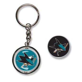 San Jose Sharks kľúčenka Spinner Key Ring