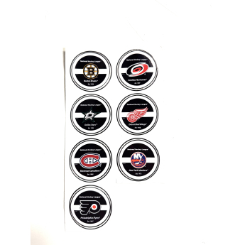 NHL produkty set samolepiek Teams Circle Logo Decals