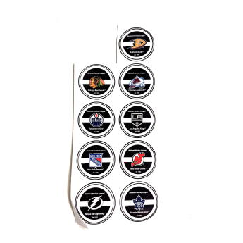 NHL produkty set samolepiek Teams Circle Logo Decals II