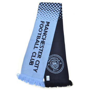 Manchester City zimný šál fade