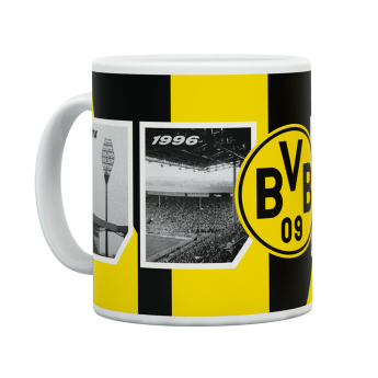 Borussia Dortmund hrnček Stadium retro