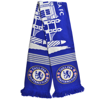 FC Chelsea zimný šál Skyline