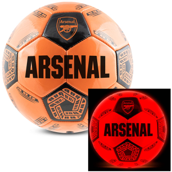 FC Arsenal futbalová lopta LED Glow Football - size 5