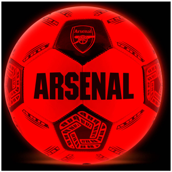 FC Arsenal futbalová lopta LED Glow Football - size 5