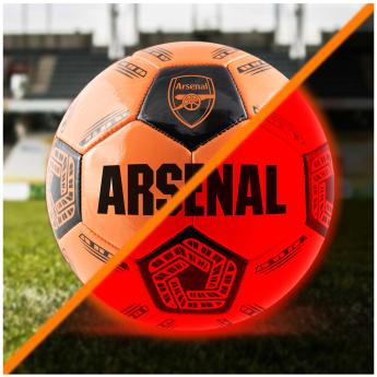 FC Arsenal futbalová lopta LED Glow Football - size 5