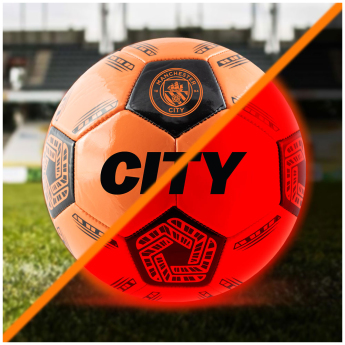 Manchester City futbalová lopta LED Glow Football - size 5