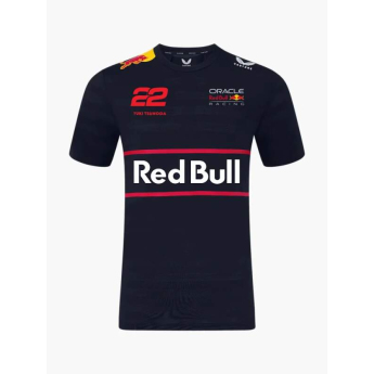 Red Bull Racing pánske tričko Yuki Tsunoda official Teamline Replica navy F1 Team 2025