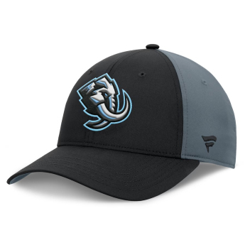 Utah Hockey Club čiapka baseballová šiltovka Primary Logo Adjustable black-charcoal