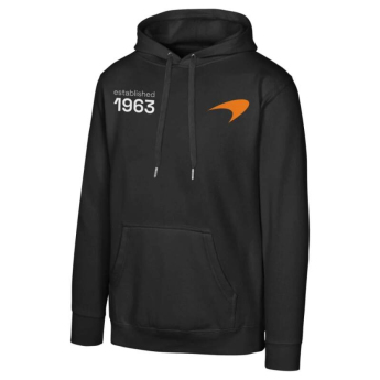 Mclaren Honda pánska mikina s kapucňou NE logo black F1 Team 2025
