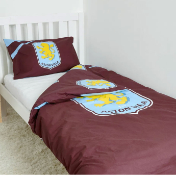 Aston Villa obliečky na jednu posteľ colour club crest