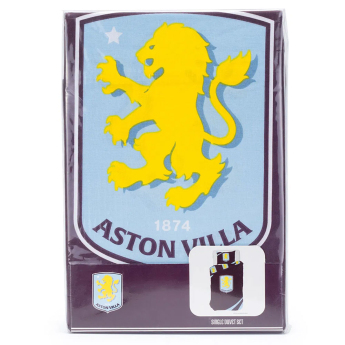 Aston Villa obliečky na jednu posteľ colour club crest
