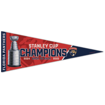 Florida Panthers vlajočka 2025 WinCraft Back-To-Back Stanley Cup Champions Premium