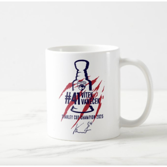 Florida Panthers hrnček Vítek Vaněček #92 Stanley Cup Champion 2025