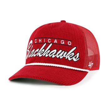 Chicago Blackhawks čiapka baseballová šiltovka Double Header Mesh 47 HITCH RF red