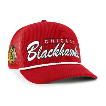 Chicago Blackhawks čiapka baseballová šiltovka Double Header Mesh 47 HITCH RF red