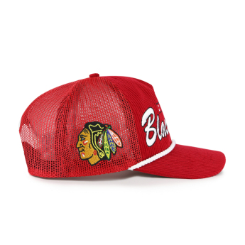 Chicago Blackhawks čiapka baseballová šiltovka Double Header Mesh 47 HITCH RF red
