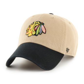 Chicago Blackhawks čiapka baseballová šiltovka Two Tone 47 CLEAN UP w/ No Loop Label