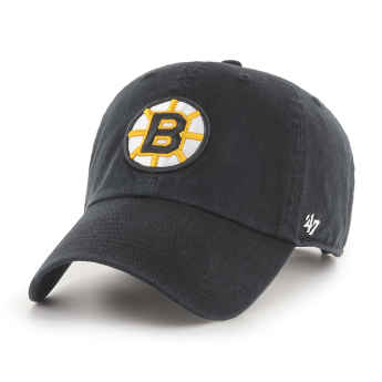 Boston Bruins čiapka baseballová šiltovka 47 CLEAN UP w/ No Loop Label black