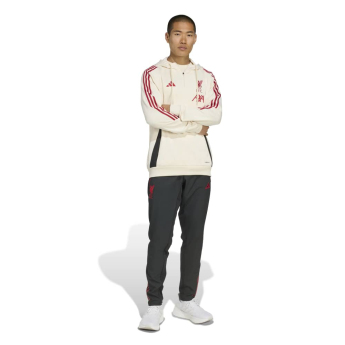 FC Liverpool pánska mikina s kapucňou Track beige