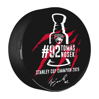Florida Panthers podpisový puk Tomáš Nosek #92 Stanley Cup Champion 2025