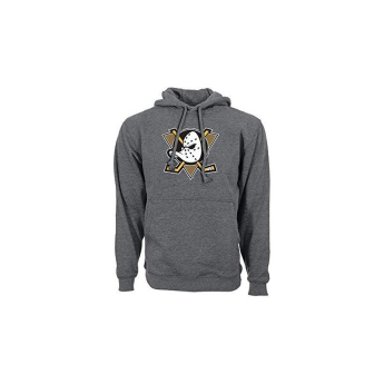 Anaheim Ducks pánska mikina Core Logo Charcoal Slide grey