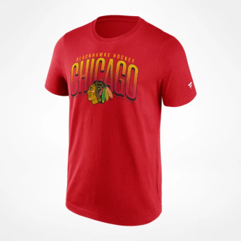 Chicago Blackhawks pánske tričko Arch Graphic red