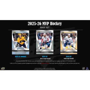 NHL boxy hokejové karty NHL 2025-26 Upper Deck MVP Hockey Gravity Retail Box