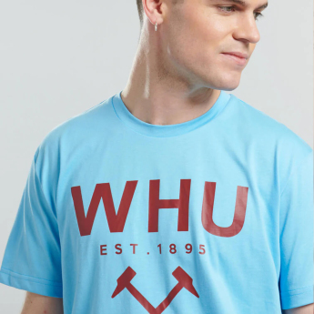 West Ham United pánske tričko Graphic blue
