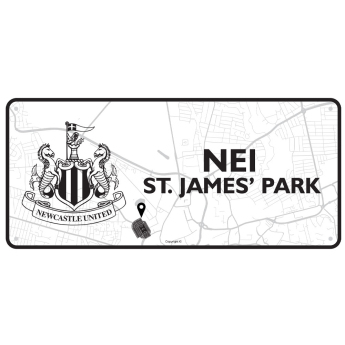 Newcastle United ceduľa na stenu Route To