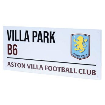 Aston Villa ceduľa na stenu White Street