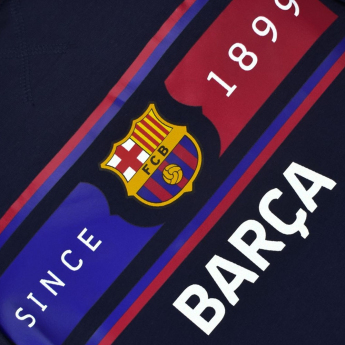 FC Barcelona pánska mikina s kapucňou Return navy