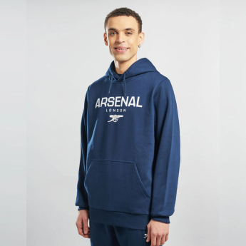 FC Arsenal pánska mikina s kapucňou Logo navy
