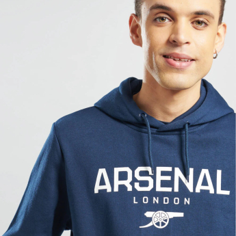 FC Arsenal pánska mikina s kapucňou Logo navy
