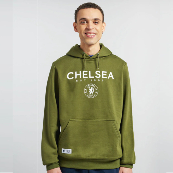 FC Chelsea pánska mikina s kapucňou Logo cypress