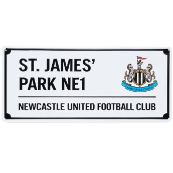 Newcastle United ceduľa na stenu White Street